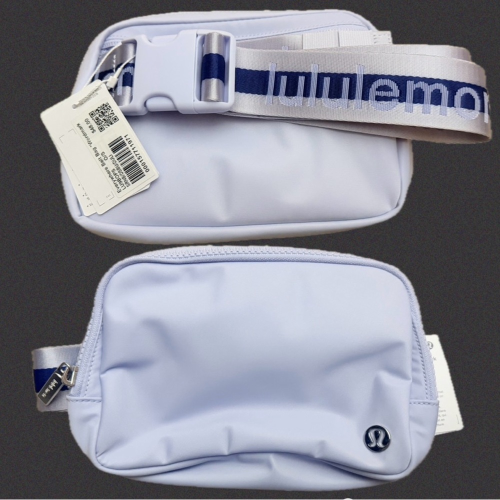 lululemon athletica Men's Light Lavender Belt Bag with Branded Strap